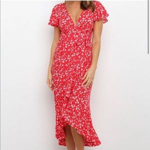 NWT Petal & Pup Red Malibu Dress 💋❤️